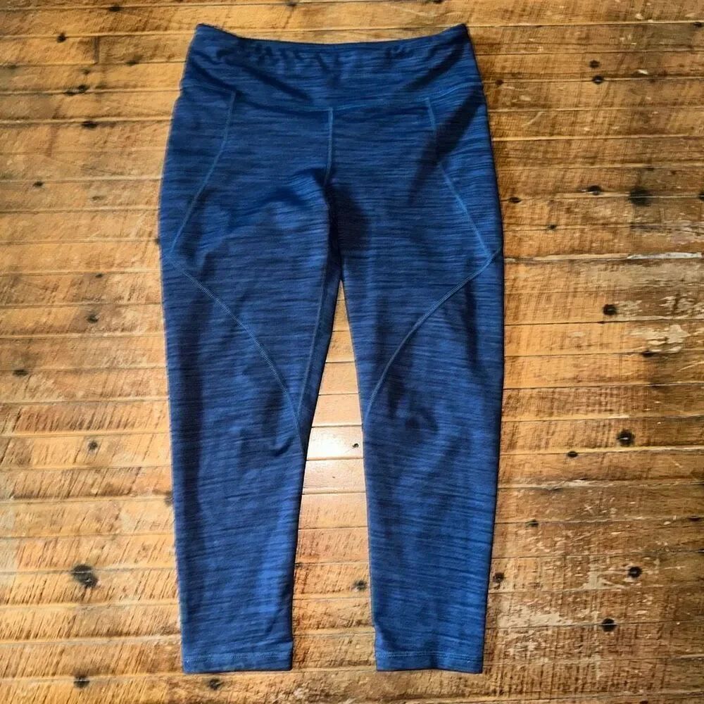 Patagonia heathered blue athletic M high impact leggings